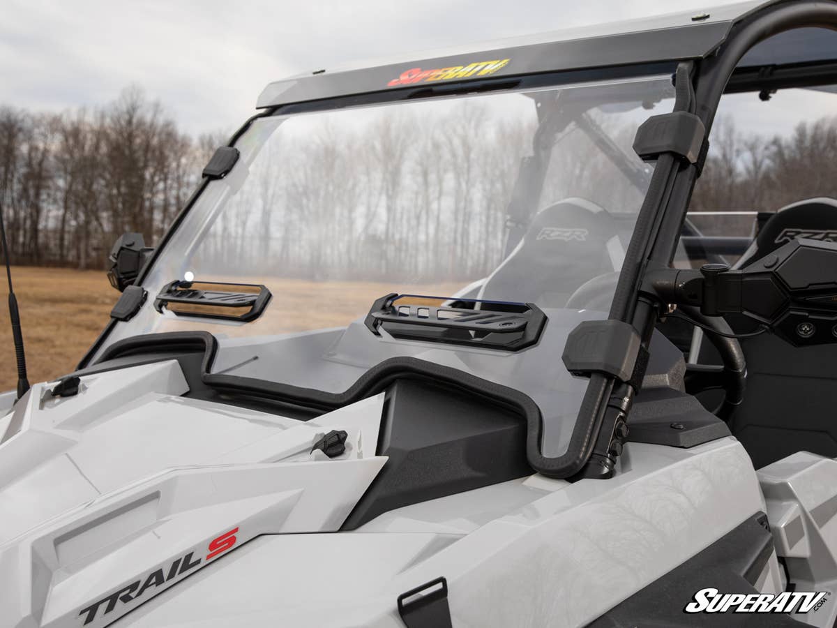 SuperATV Polaris RZR Trail 900 Vented Full Windshield - Image 5