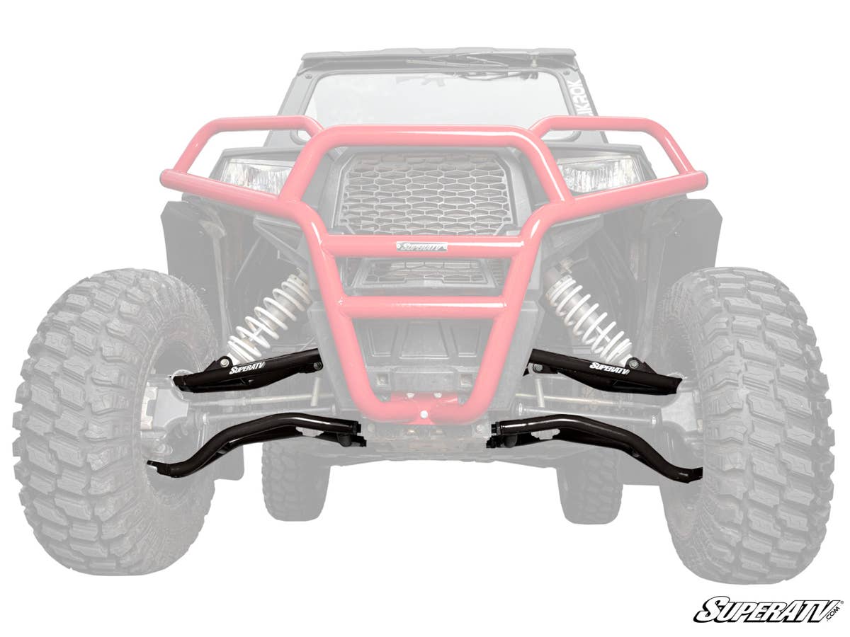 SuperATV Polaris RZR Trail S 1000 High Clearance 1.5” Forward Offset A-Arms - Image 10