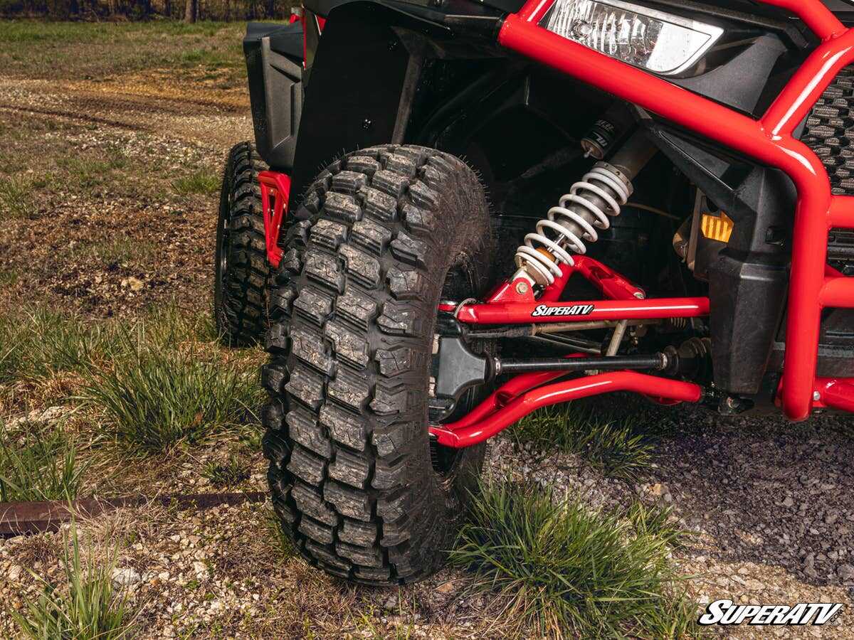 SuperATV Polaris RZR Trail S 1000 High Clearance 1.5” Forward Offset A-Arms - Image 6