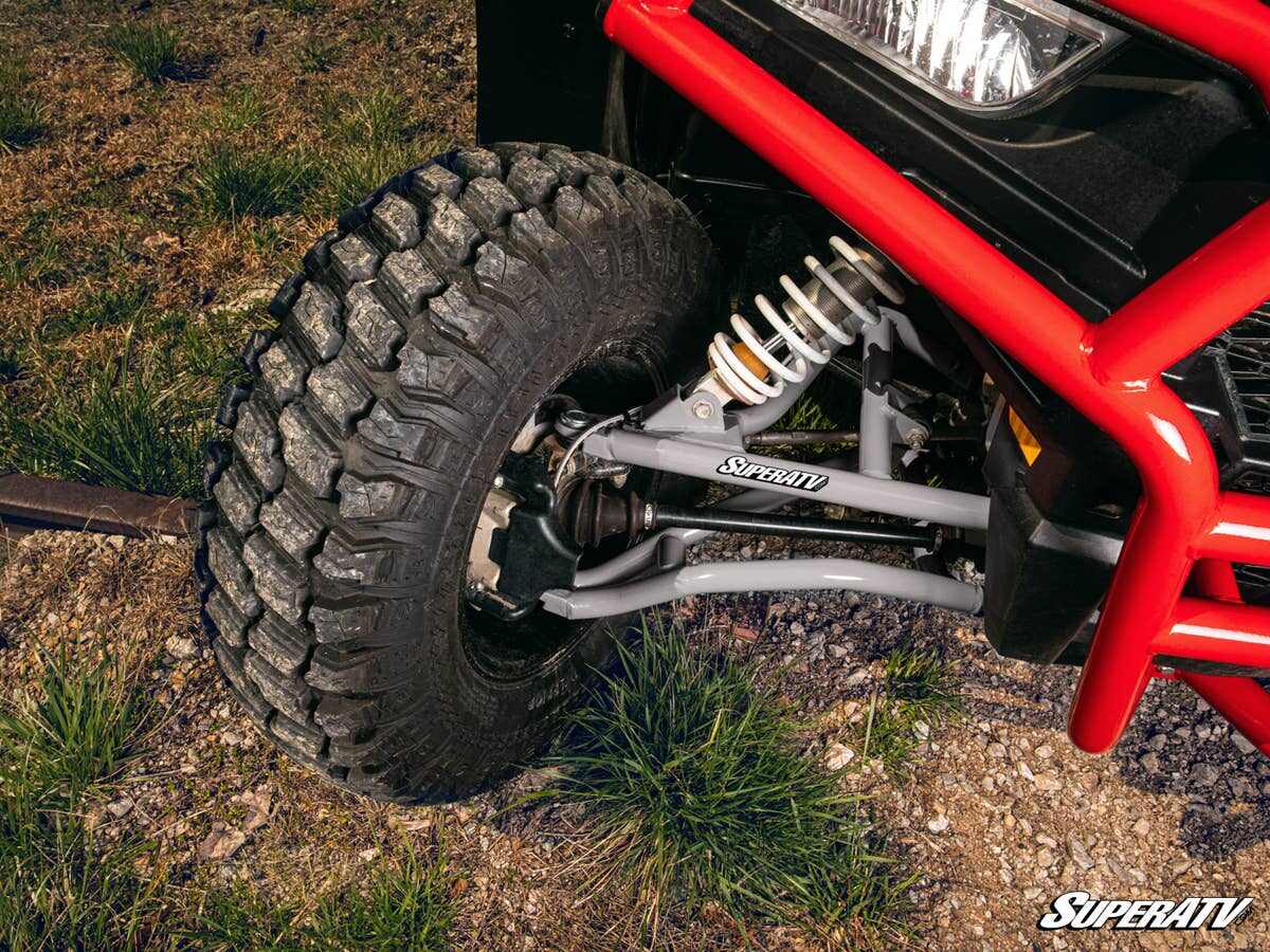 SuperATV Polaris RZR Trail S 1000 High Clearance 1.5” Forward Offset A-Arms - Image 7
