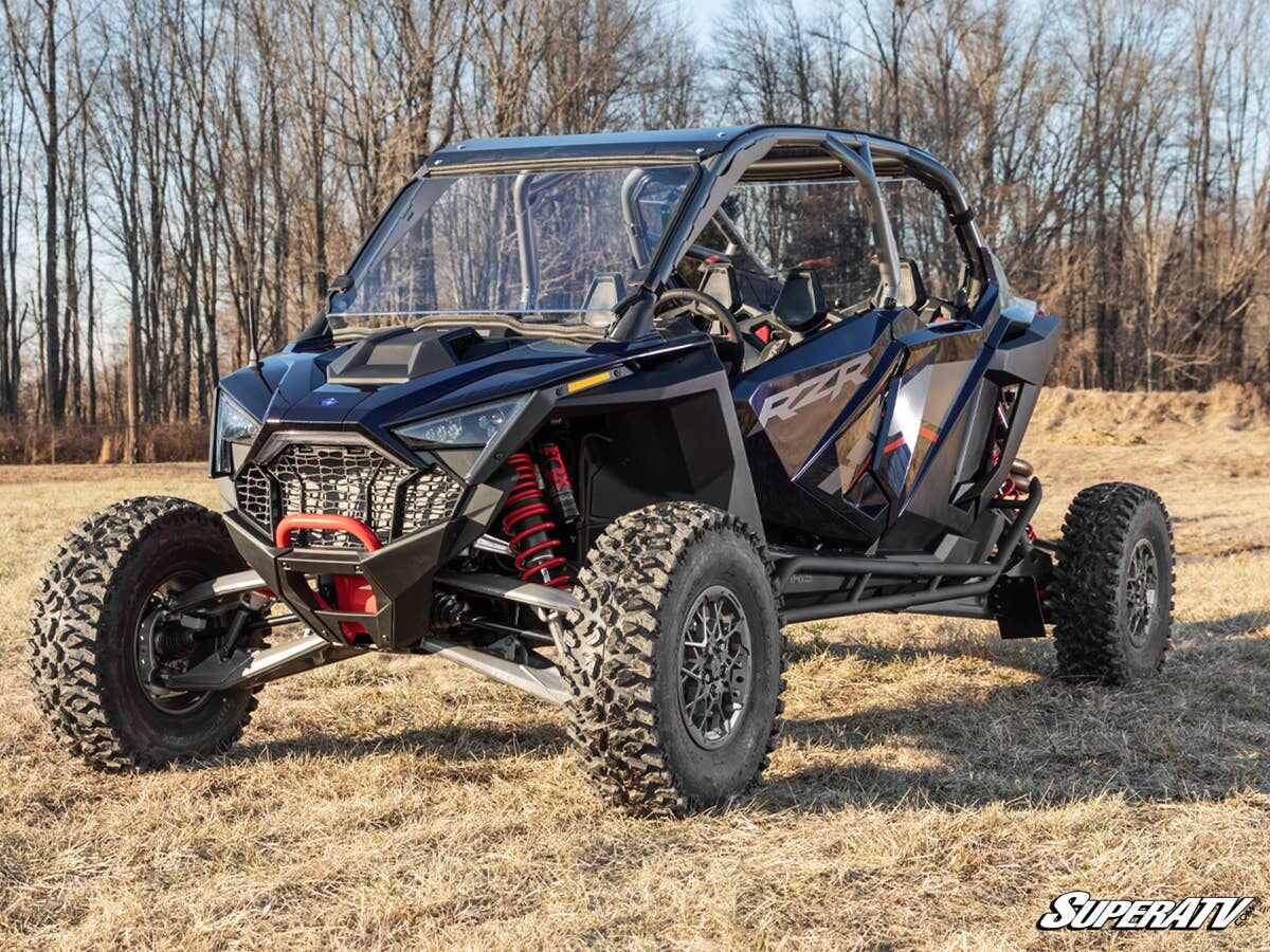 SuperATV Polaris RZR Turbo R 4 Rock Slider Nerf Bars - Image 2