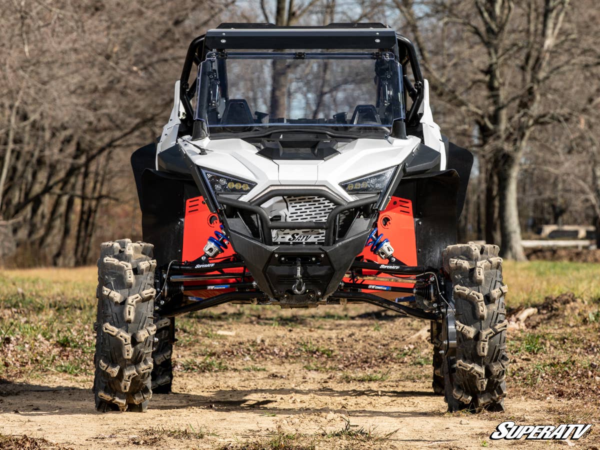 SuperATV Polaris RZR Turbo R Maxdrive Power Flip Windshield - Image 3