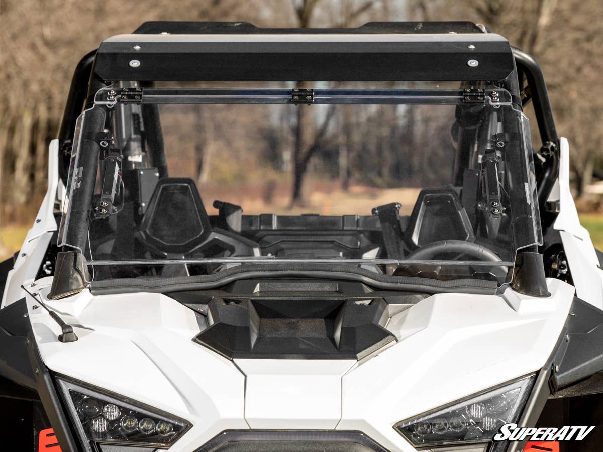 SuperATV Polaris RZR Turbo R Maxdrive Power Flip Windshield - Image 5