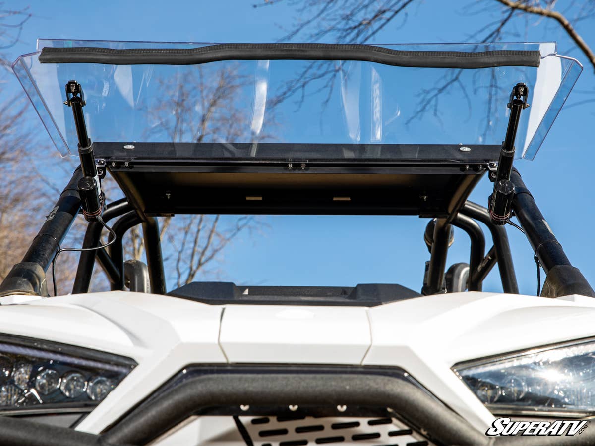 SuperATV Polaris RZR Turbo R Maxdrive Power Flip Windshield - Image 7