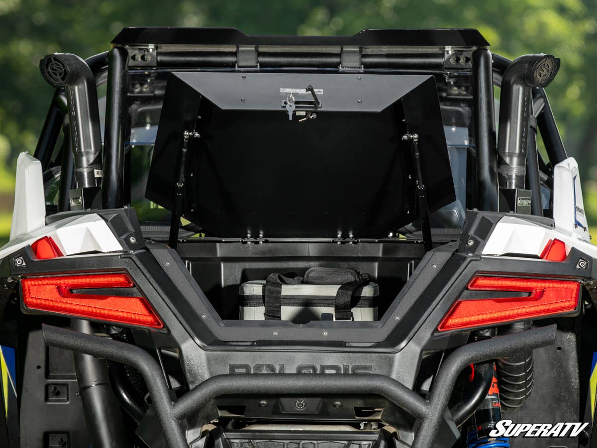 SuperATV Polaris RZR Turbo R Trunk Bed Enclosure - Image 4