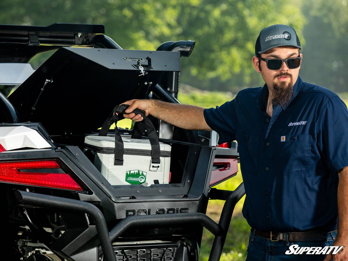SuperATV Polaris RZR Turbo R Trunk Bed Enclosure - Image 6