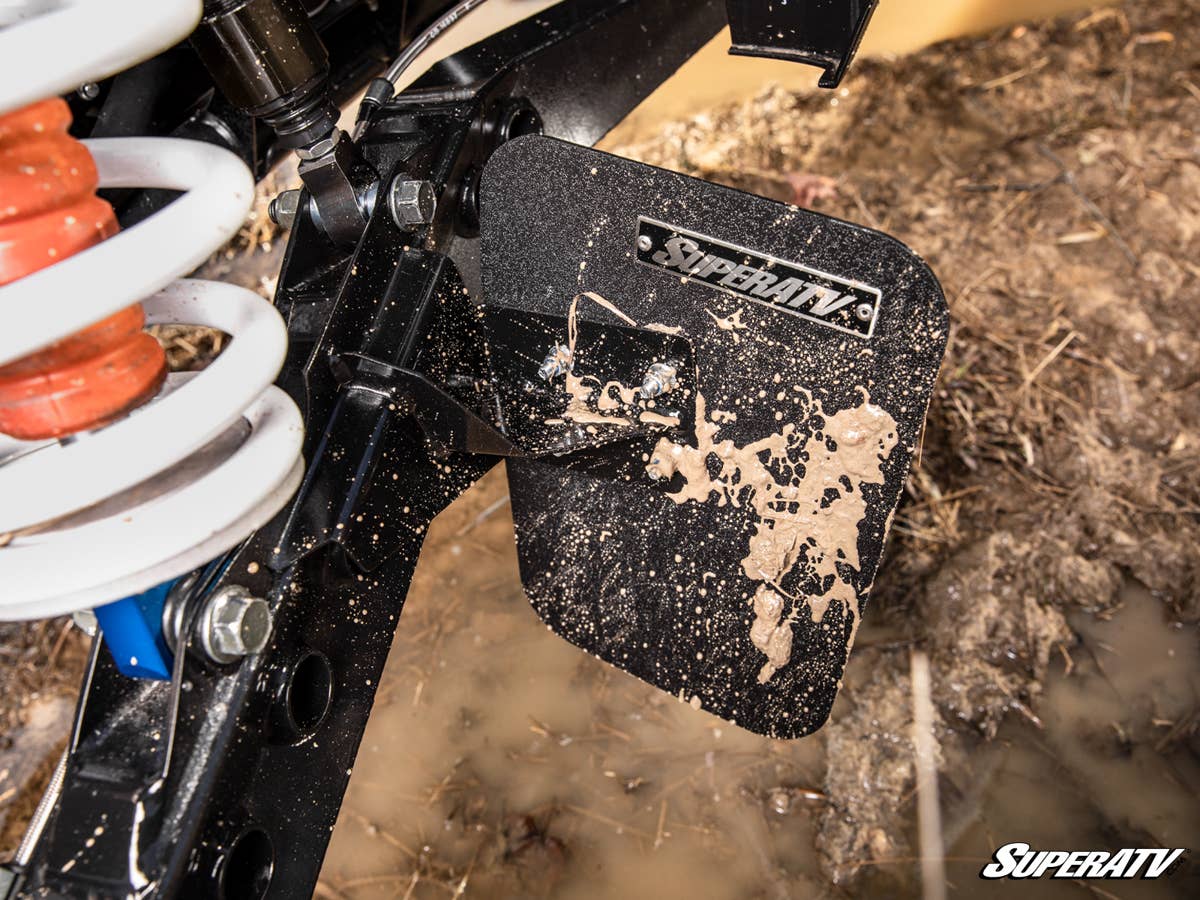 SuperATV Polaris RZR Turbo S Mud Flaps - Image 5