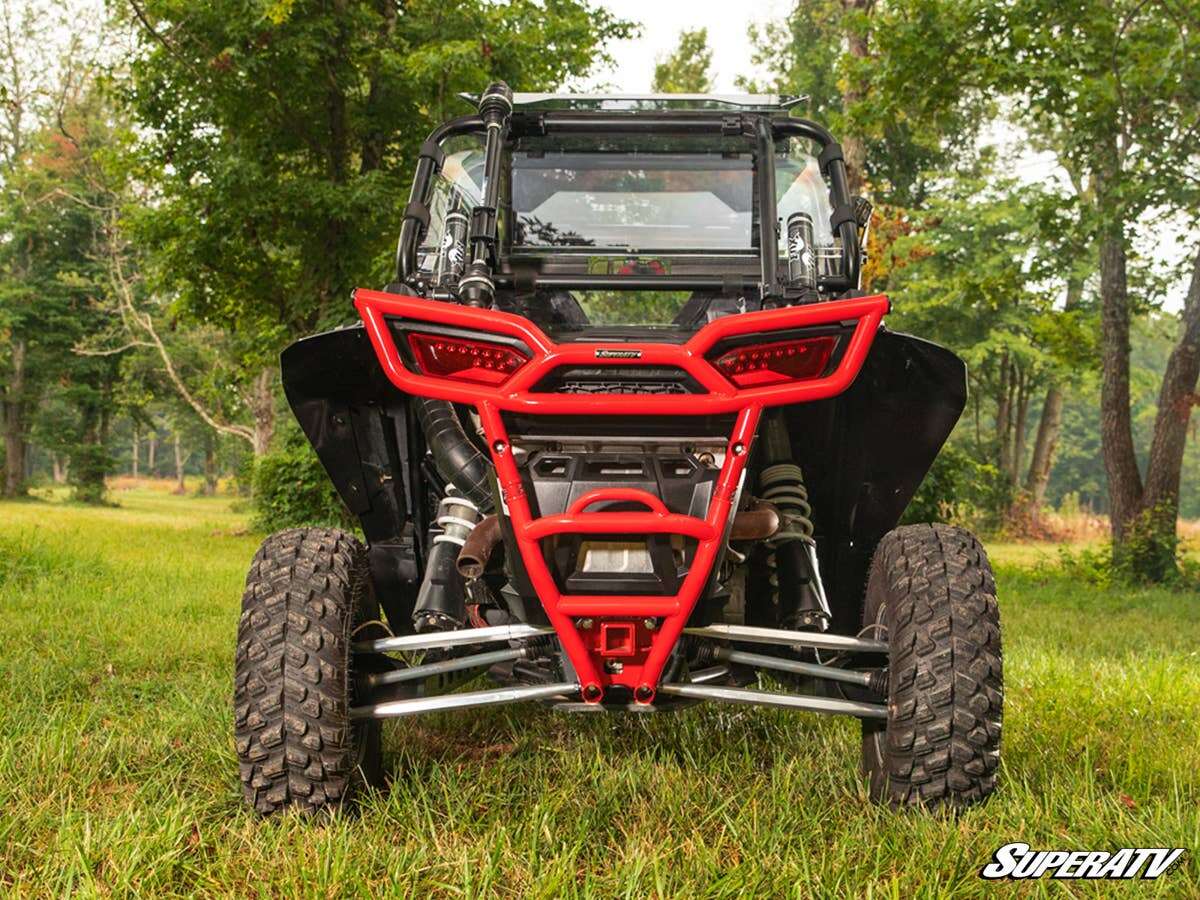 SuperATV Polaris RZR XP 1000 Rear Bumper With Receiver Hitch - Image 2