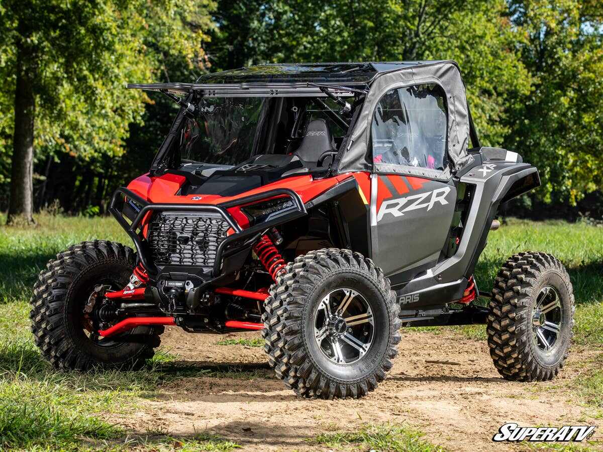 SuperATV Polaris RZR XP Primal Soft Cab Enclosure Upper Doors - Image 2