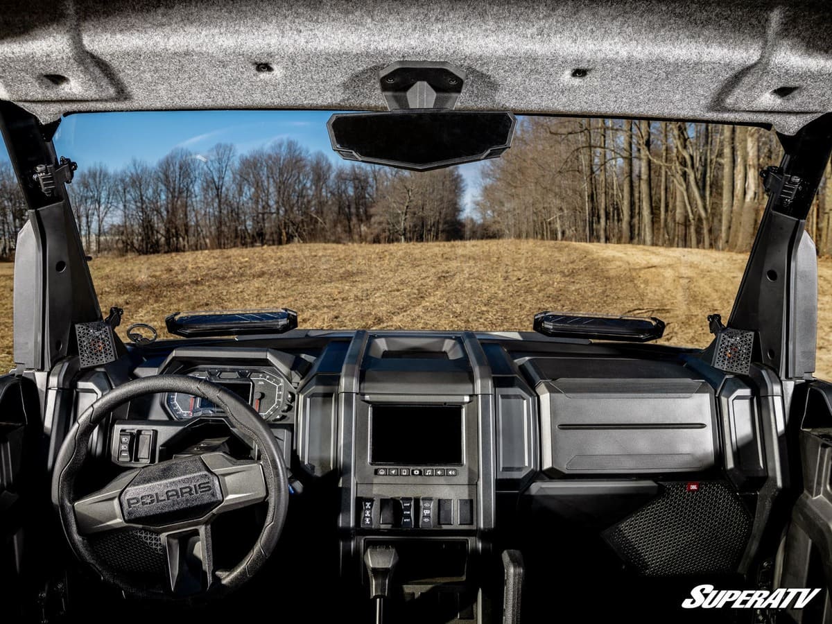 SuperATV Polaris Xpedition Scratch-Resistant Vented Full Windshield - Image 4