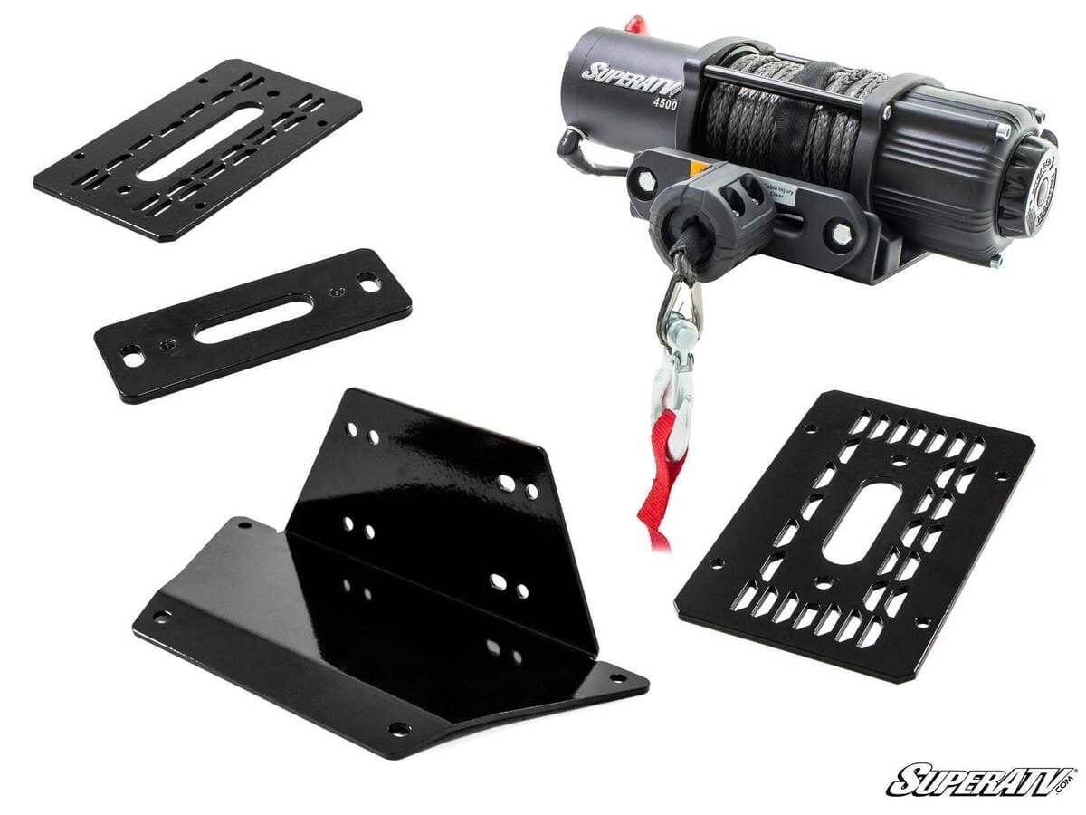 SuperATV Ranger XP Kinetic Winch Mounting Plate - Image 6