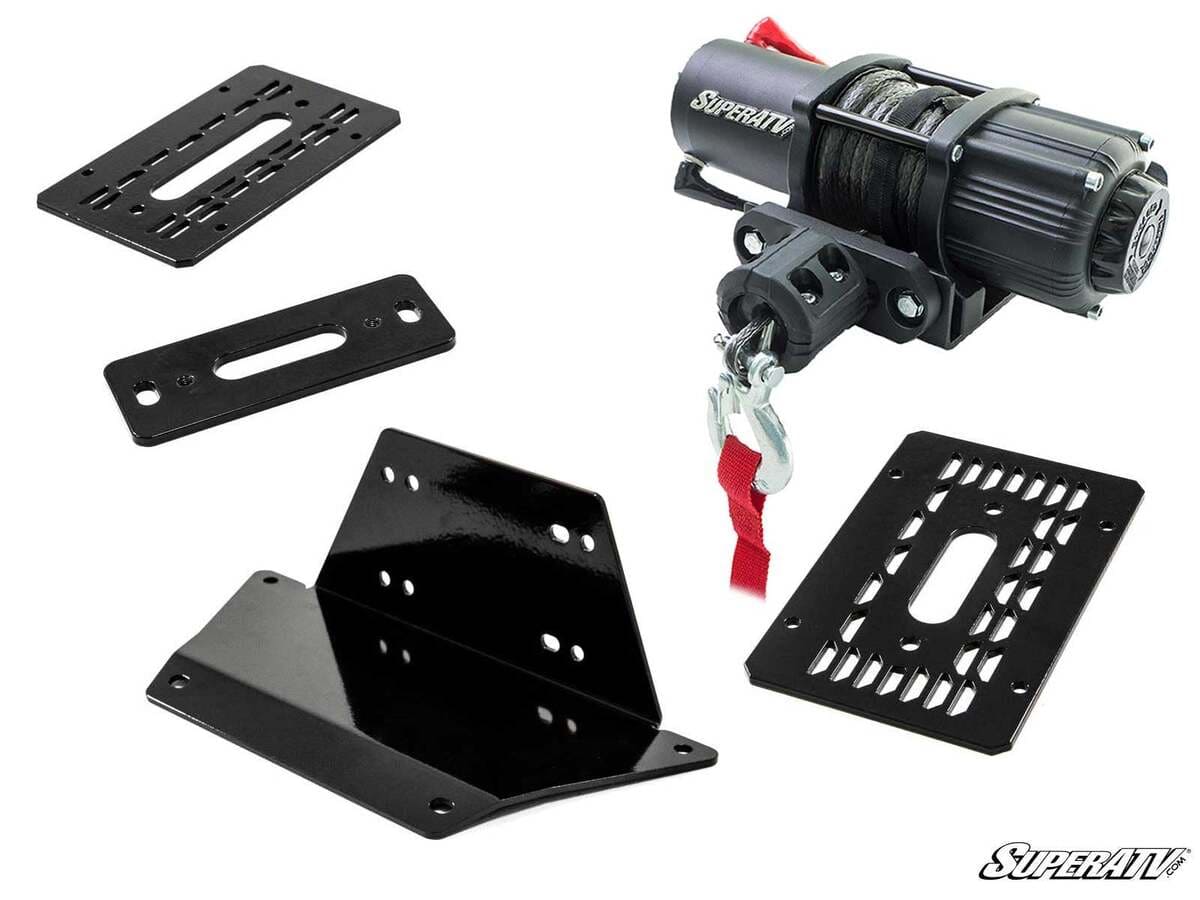 SuperATV Ranger XP Kinetic Winch Mounting Plate - Image 7