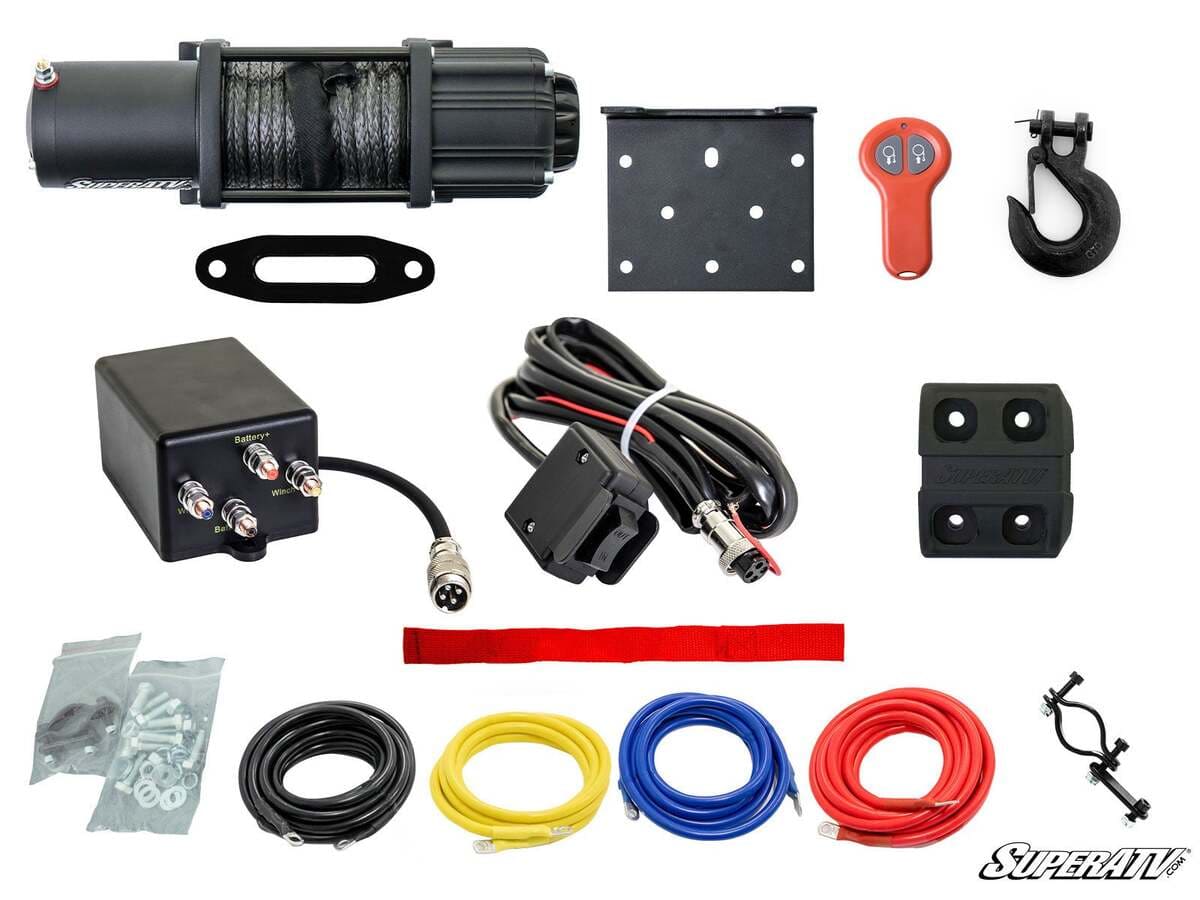 SuperATV Ranger XP Kinetic Winch Mounting Plate - Image 8
