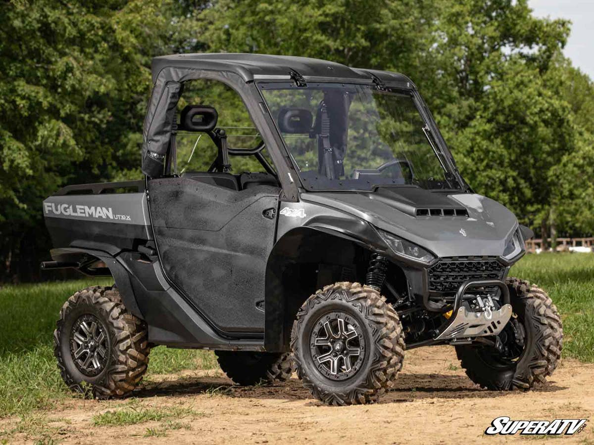 SuperATV Segway Fugleman UT10 Scratch-Resistant Flip Windshield - Image 2
