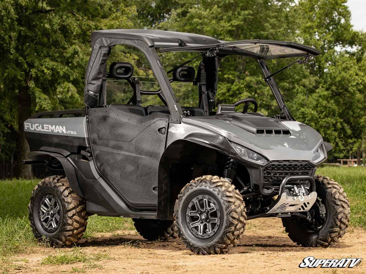 SuperATV Segway Fugleman UT10 Scratch-Resistant Flip Windshield - Image 3