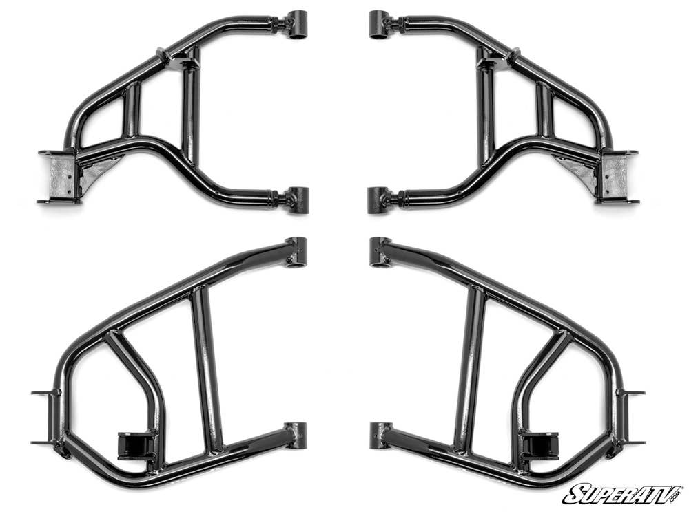 SuperATV Yamaha Wolverine X2 850 High Clearance 1.5” Rear Offset A-Arms - Image 4