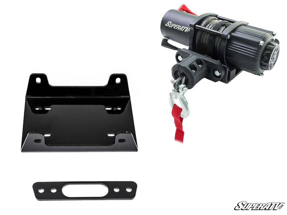 SuperATV Yamaha Wolverine X2 850 Winch Mounting Plate - Image 4