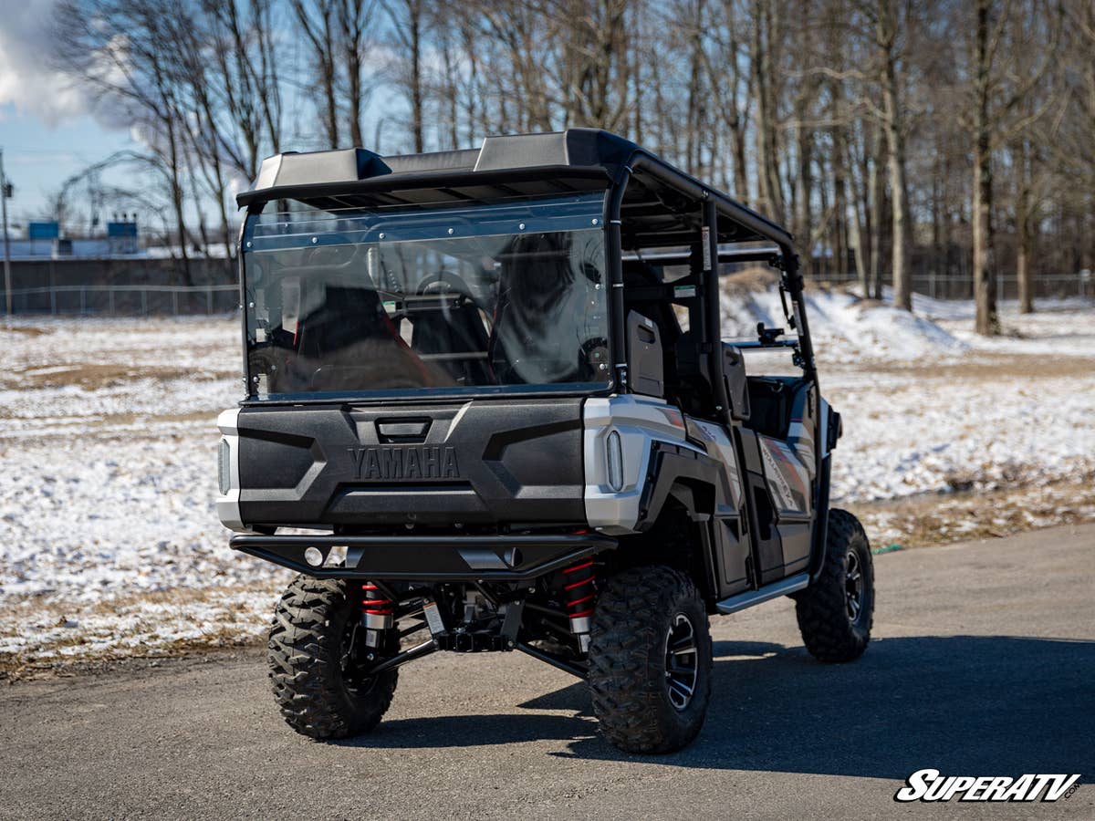 SuperATV Yamaha Wolverine X4 850 Rear Windshield - Image 2