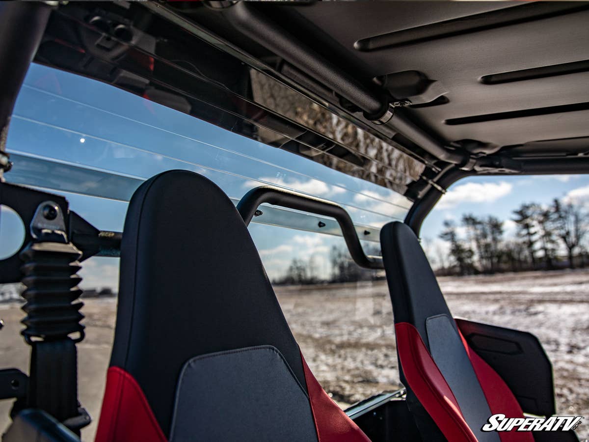 SuperATV Yamaha Wolverine X4 850 Rear Windshield - Image 5