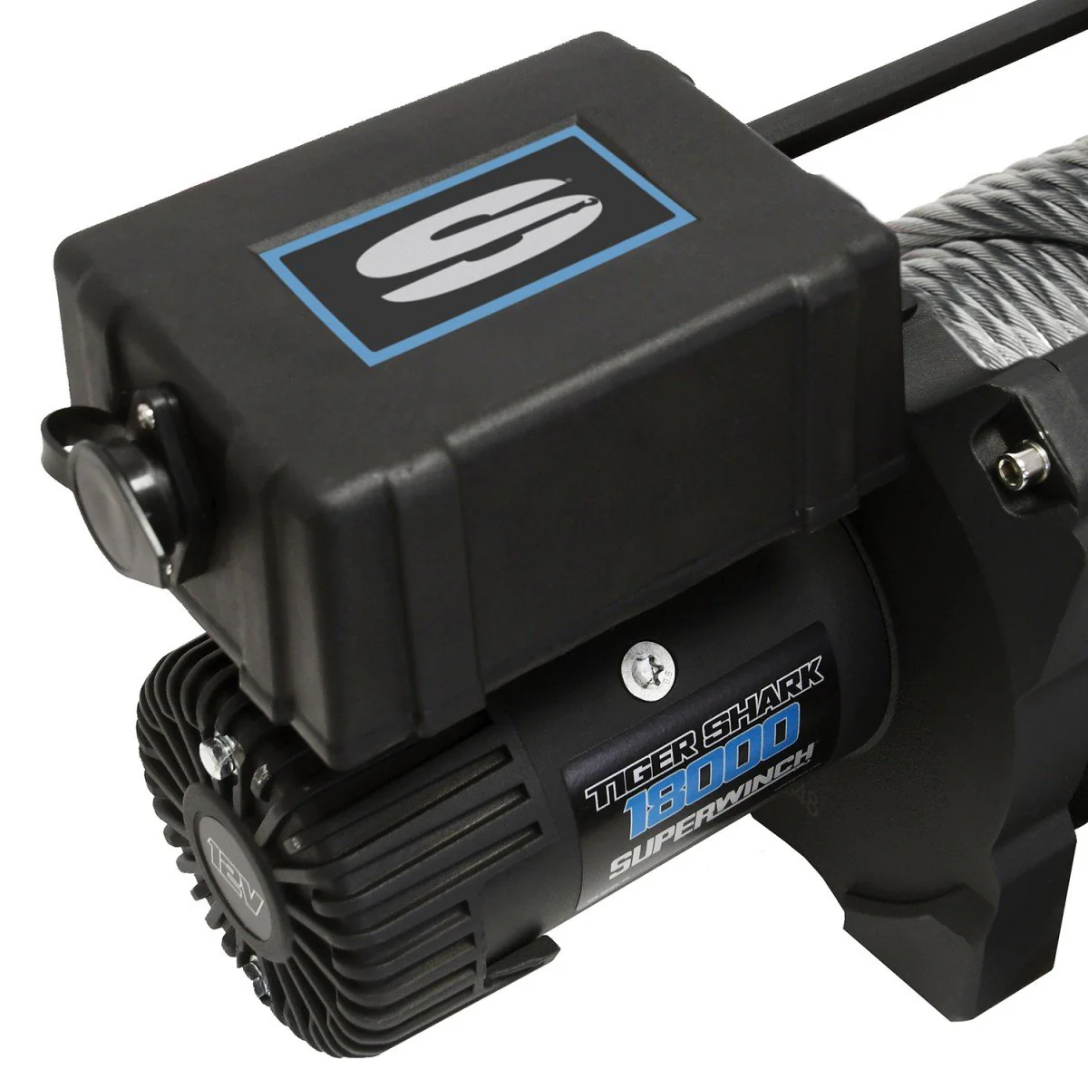 Superwinch 18000 LBS 12V DC Wire Rope Tiger Shark Winch - Image 3