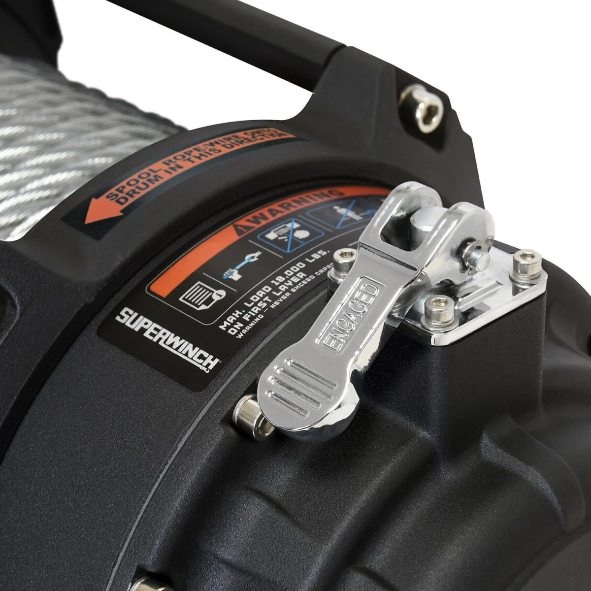 Superwinch 18000 LBS 12V DC Wire Rope Tiger Shark Winch - Image 4