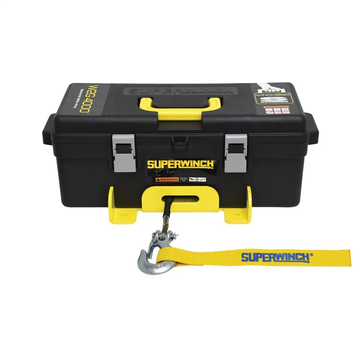 Superwinch 4000 LBS 12V DC 3/16in x 50ft Winch2Go Synthetic Rope Winch