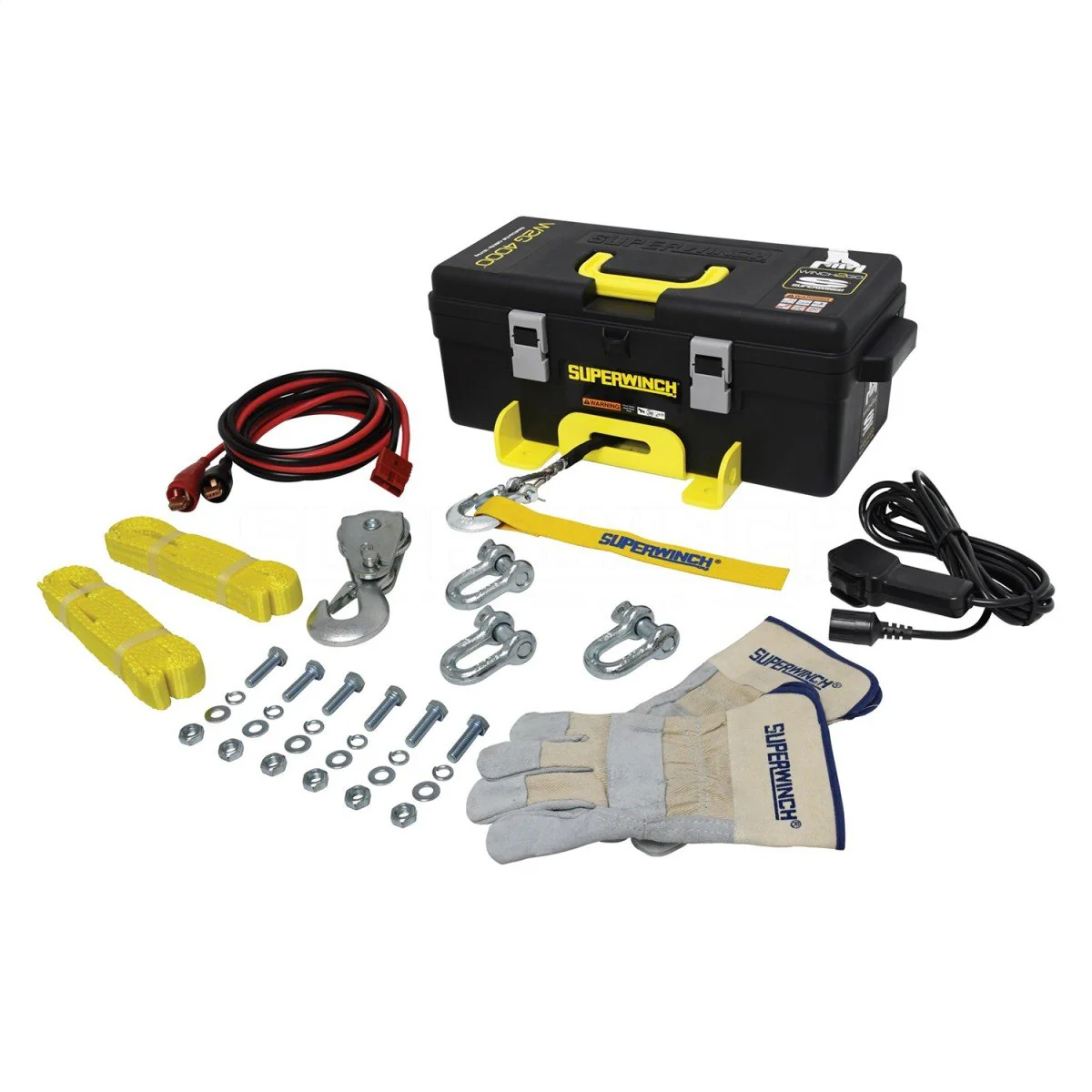 Superwinch 4000 LBS 12V DC 3/16in x 50ft Winch2Go Synthetic Rope Winch - Image 2