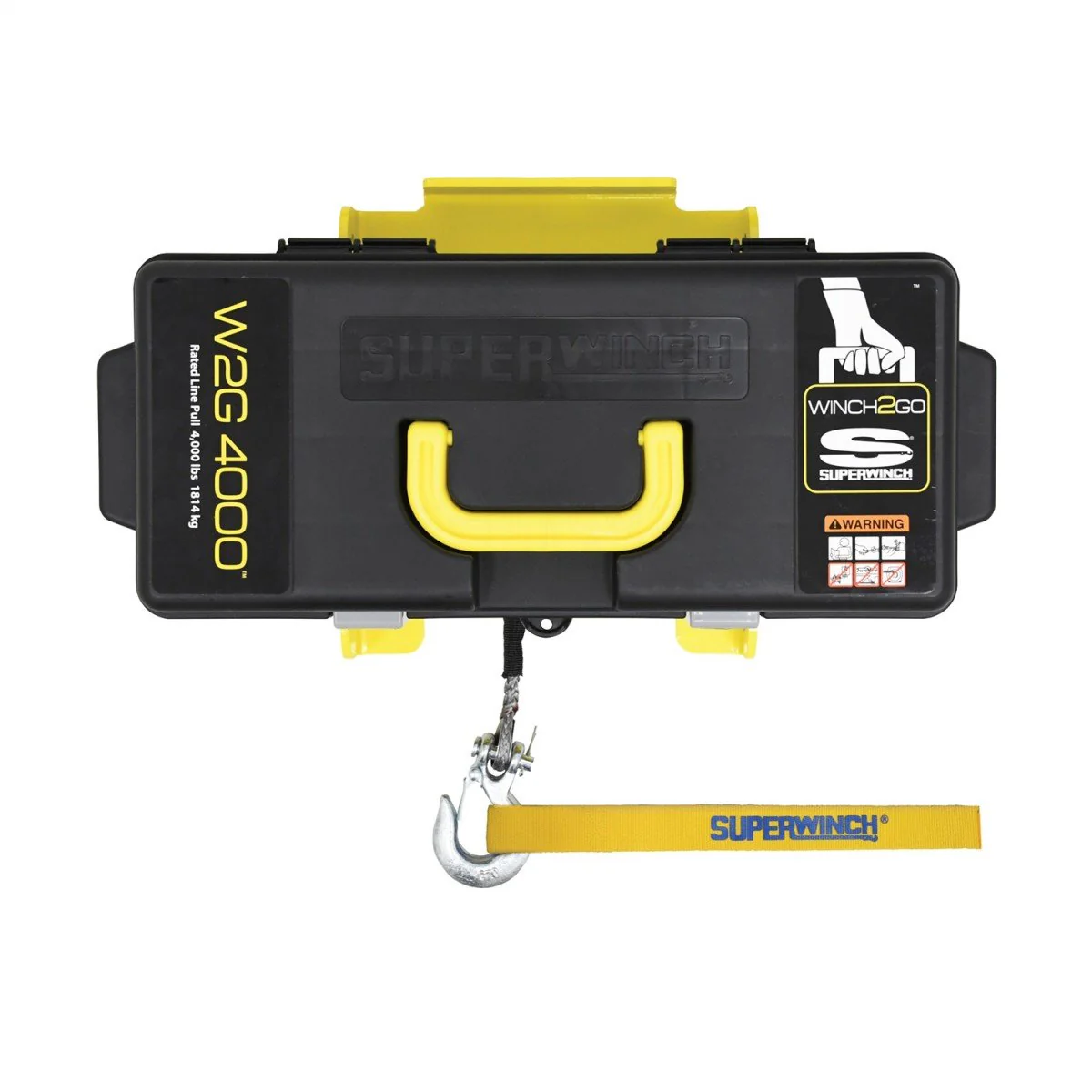 Superwinch 4000 LBS 12V DC 3/16in x 50ft Winch2Go Synthetic Rope Winch - Image 3