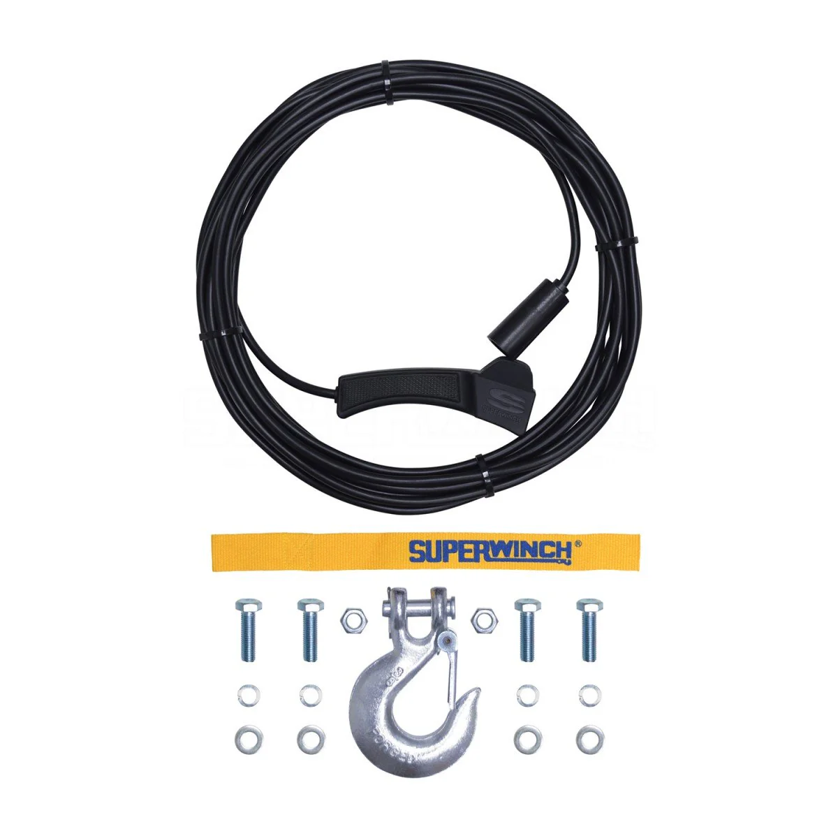 Superwinch 7500 LBS 12V DC 5/16in x 54ft Synthetic Rope S7500 Winch - Image 6