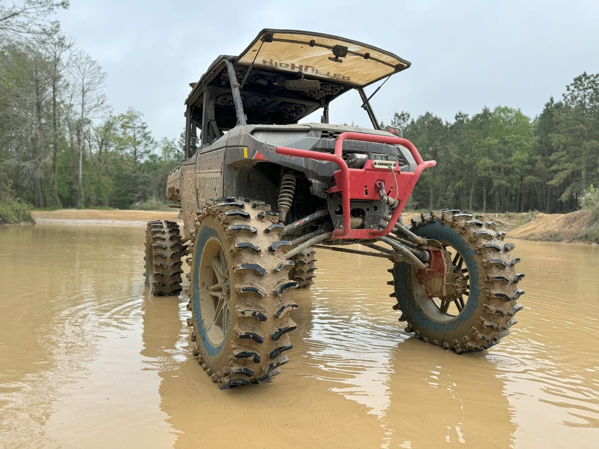 System 3 Gloss Black ST-7 & System 3 XT400W Xtreme Mud Wheel & Tire Kit - Image 9
