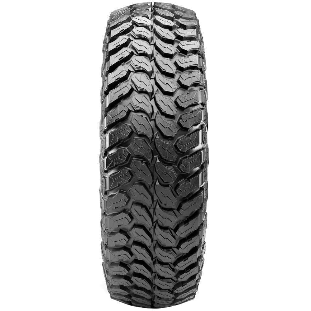 System 3 Gloss Black with Matte Brushed Ring SB-9 Beadlock & Maxxis Liberty Performance Off Road Wheel & Tire Kit - Image 4