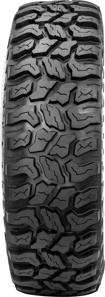System 3 Gloss Black With Matte Brushed Ring SB-9 Beadlock & Sedona Ridge Saw Wheel & Tire Kit - Image 6