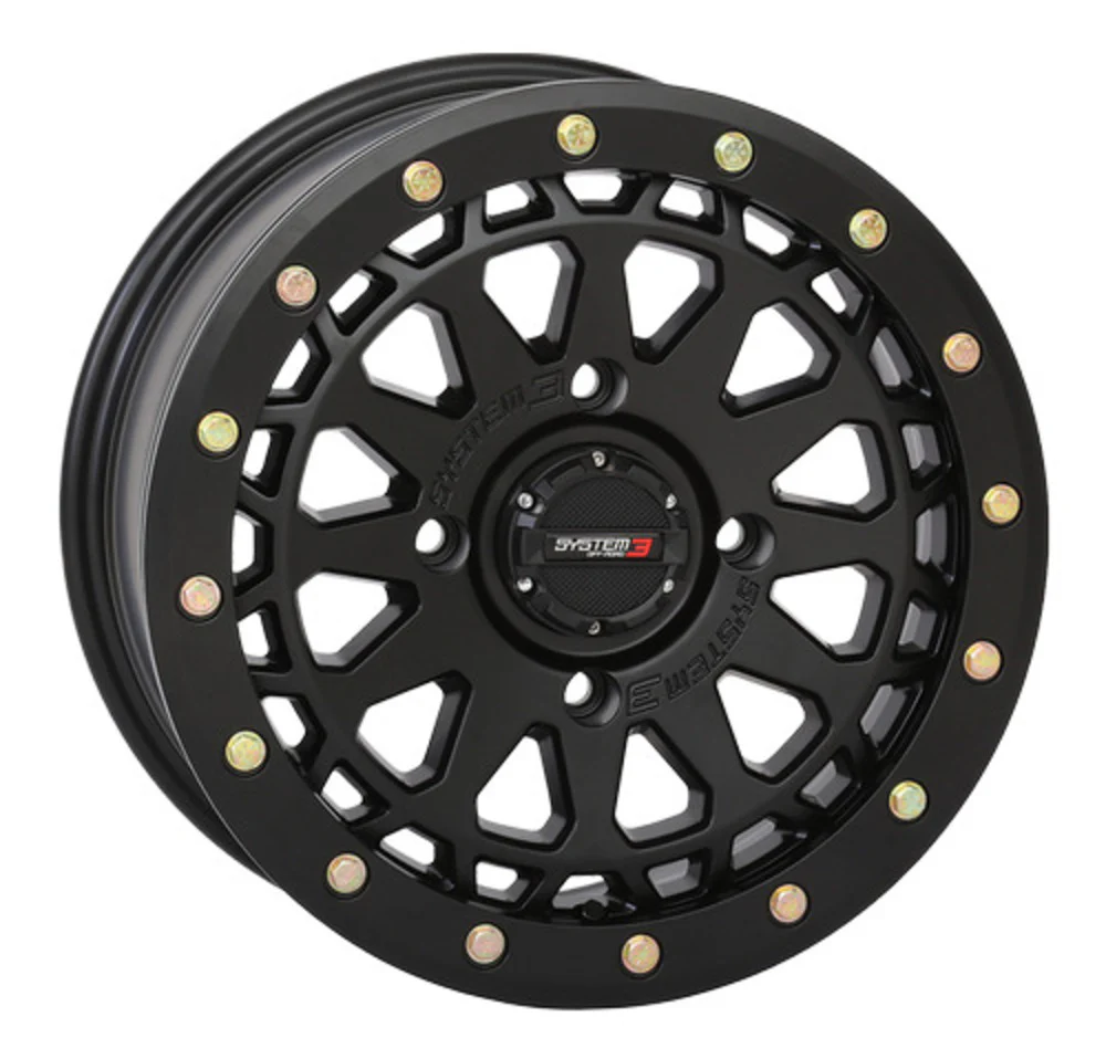 System 3 Matte Black SB-6 Beadlocks & Atturo Trail Blade X/T Wheel & Tire Kit - Image 2