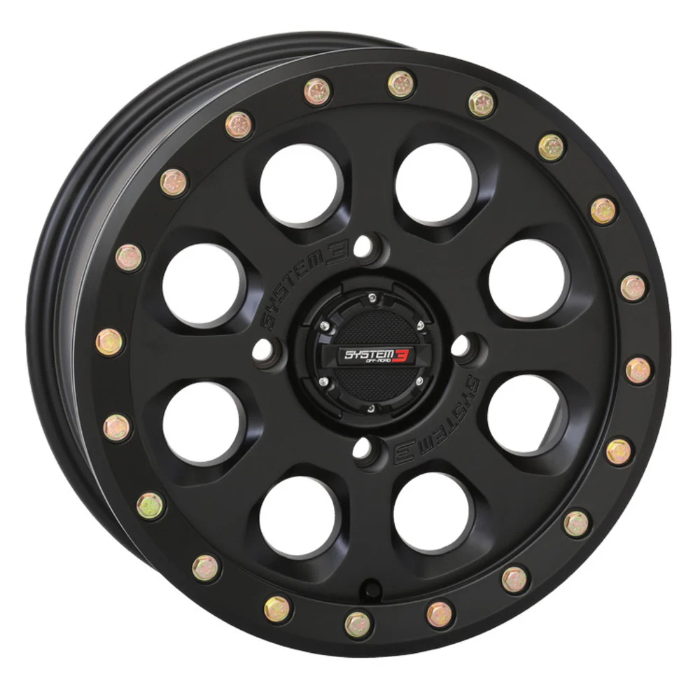System 3 Matte Black SB-7 Beadlock & Atturo Trail Blade Boss Wheel & Tire Kit - Image 3