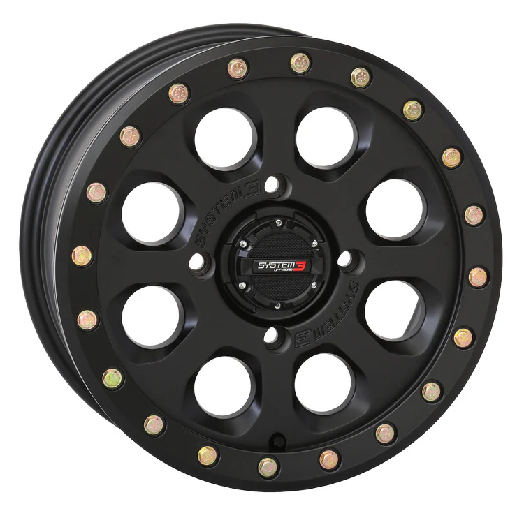 System 3 Matte Black SB-7 Beadlock & Maxxis Liberty Performance Off Road Wheel & Tire Kit - Image 2