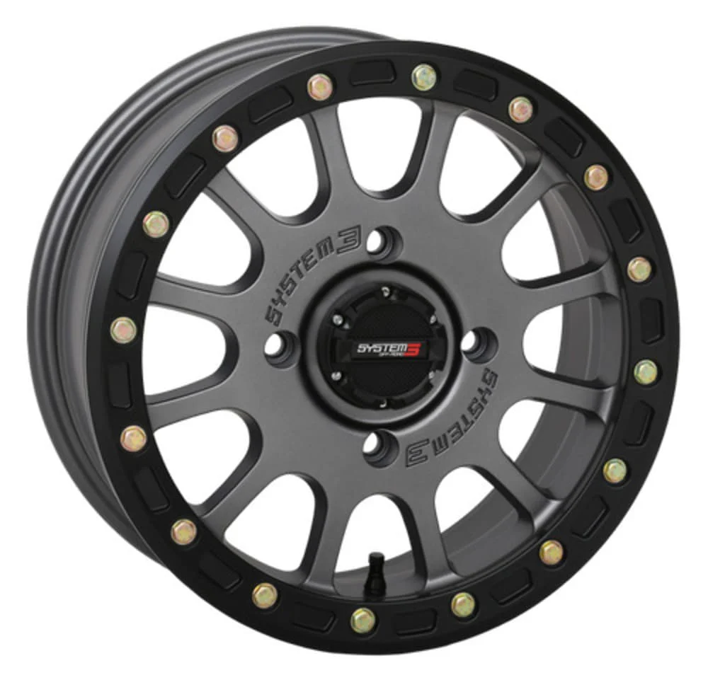 System 3 Matte Gunmetal SB-5 Beadlock & Maxxis Radial Roxxzilla Wheel & Tire Kit - Image 2