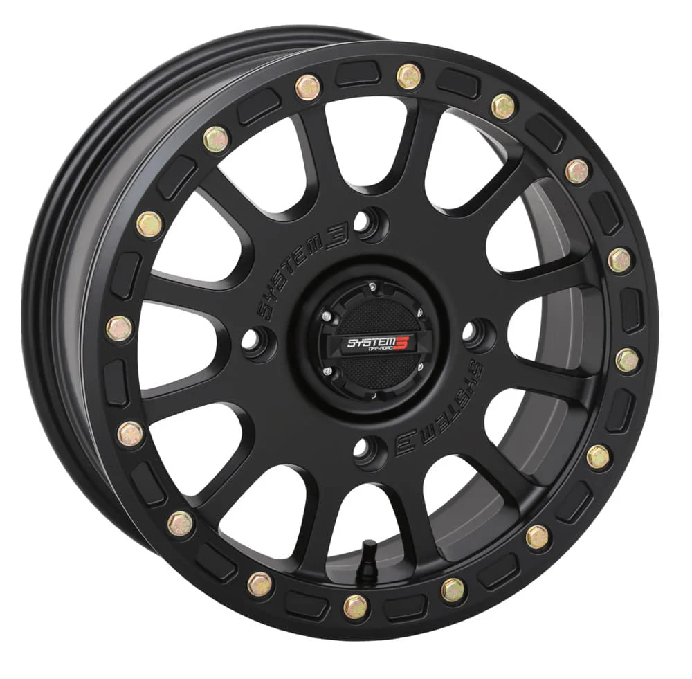 System 3 SB-5 Matte Black Beadlock & System 3 Offroad XTR370 Wheel & Tire Kit - Image 2