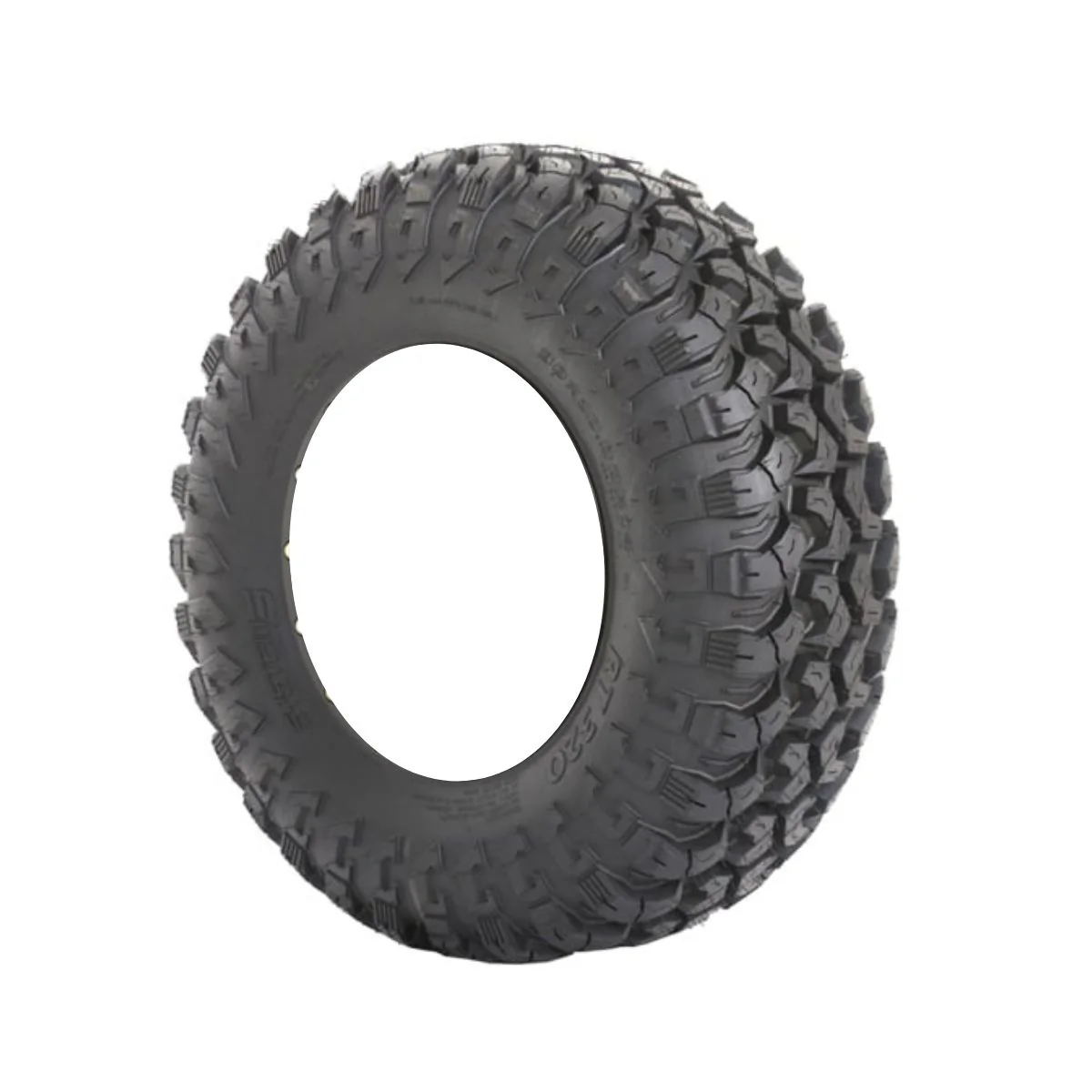 System 3 SB-9 Matte Black w/Gloss Black Ring Beadlock & System 3 Radial RT320 Wheel & Tire Kit - Image 4
