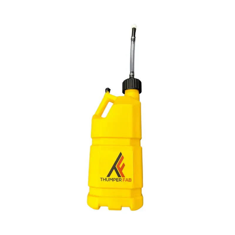 Thumber Fab Cam-Am 5 Gallon Utility Jug with Filler Hose Yellow