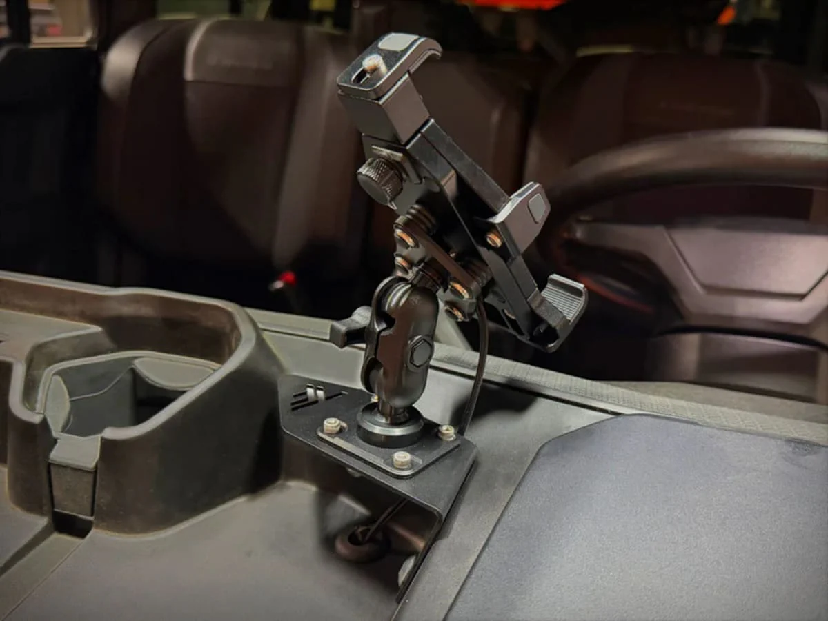 Thumper Fab Can-Am Defender HD11 Driver Side Phone Dash Mount - Image 3