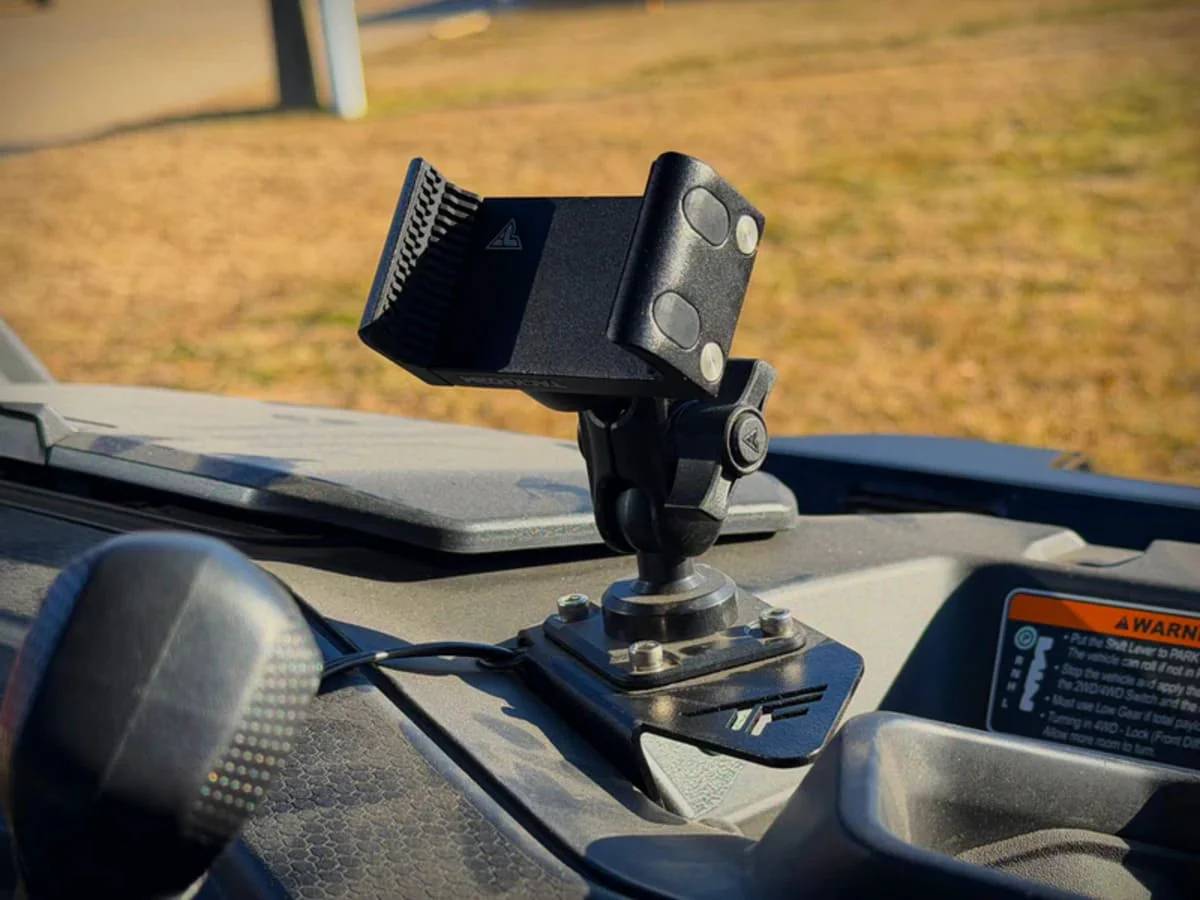 Thumper Fab Can-Am Defender HD11 Driver Side Phone Dash Mount - Image 5