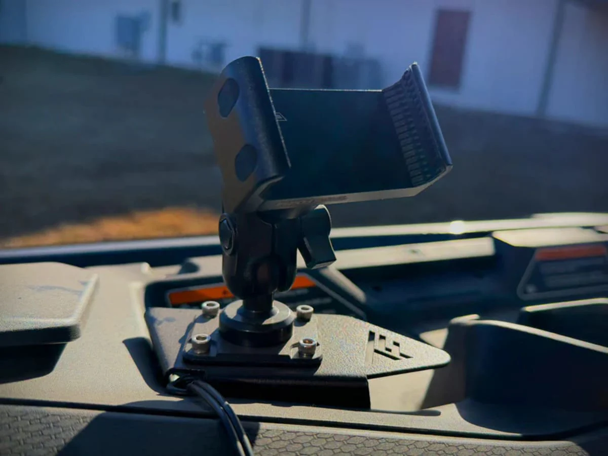 Thumper Fab Can-Am Defender HD11 Driver Side Phone Dash Mount - Image 6