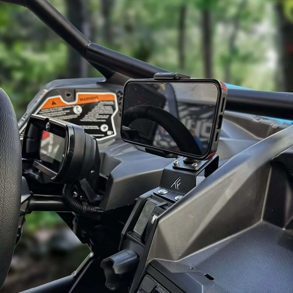 Thumper Fab Can-Am Maverick X3 Phone Dash Mount - Driver - Image 3