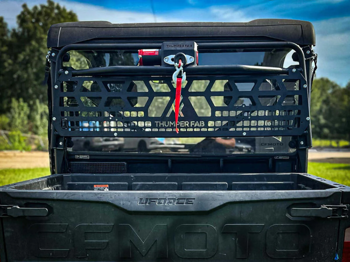 Thumper Fab CFMoto UForce 600 Winch Headache Rack