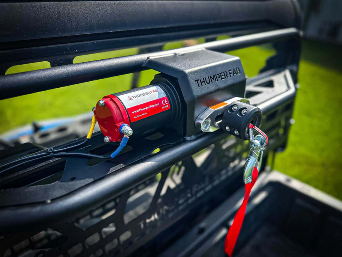 Thumper Fab CFMoto UForce 600 Winch Headache Rack - Image 2