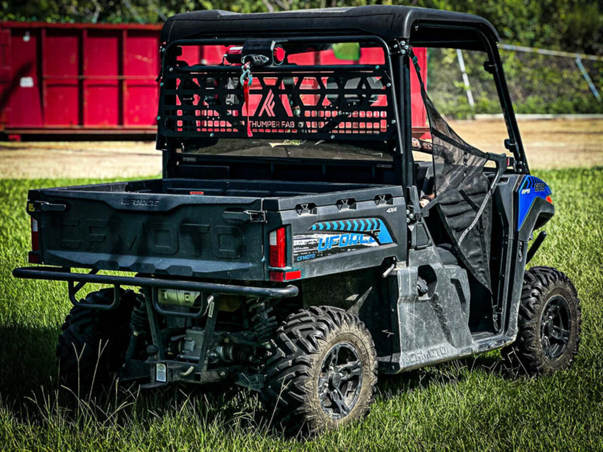 Thumper Fab CFMoto UForce 600 Winch Headache Rack - Image 3