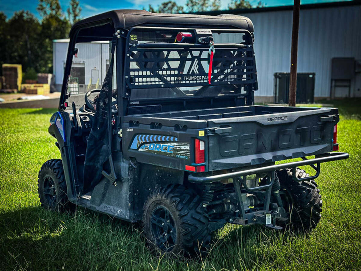 Thumper Fab CFMoto UForce 600 Winch Headache Rack - Image 4