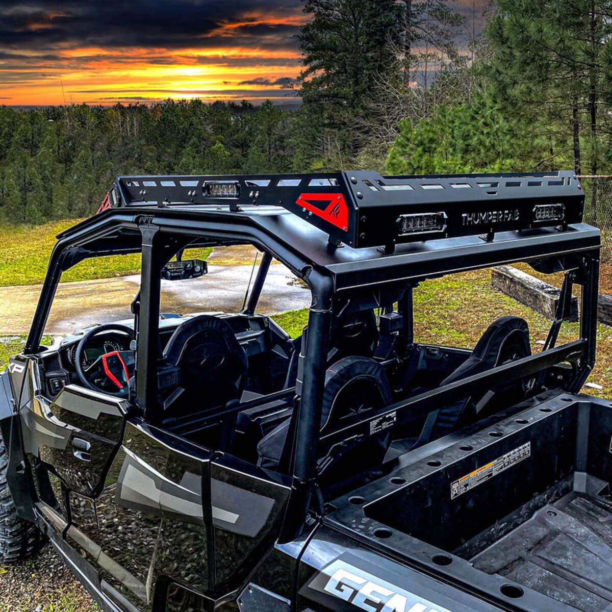 Thumper Fab Polaris General Level 4 Crew Audio Roof - Image 5