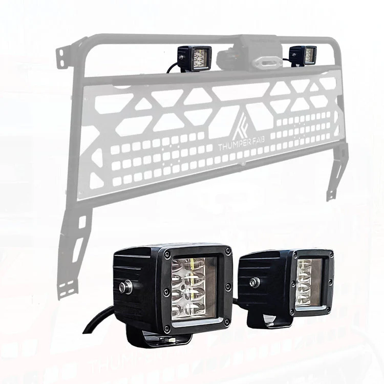 Thumper Fab Polaris Ranger Dual 3" LED Work Light Kit