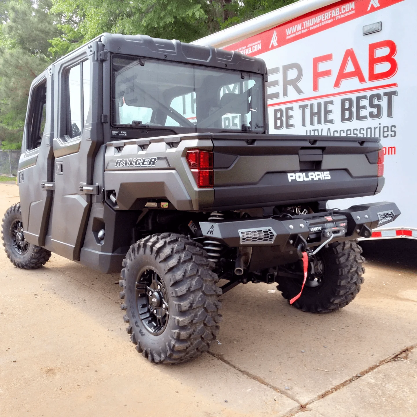 Thumper Fab Polaris Ranger Elite Rear Winch Bumper - Image 10
